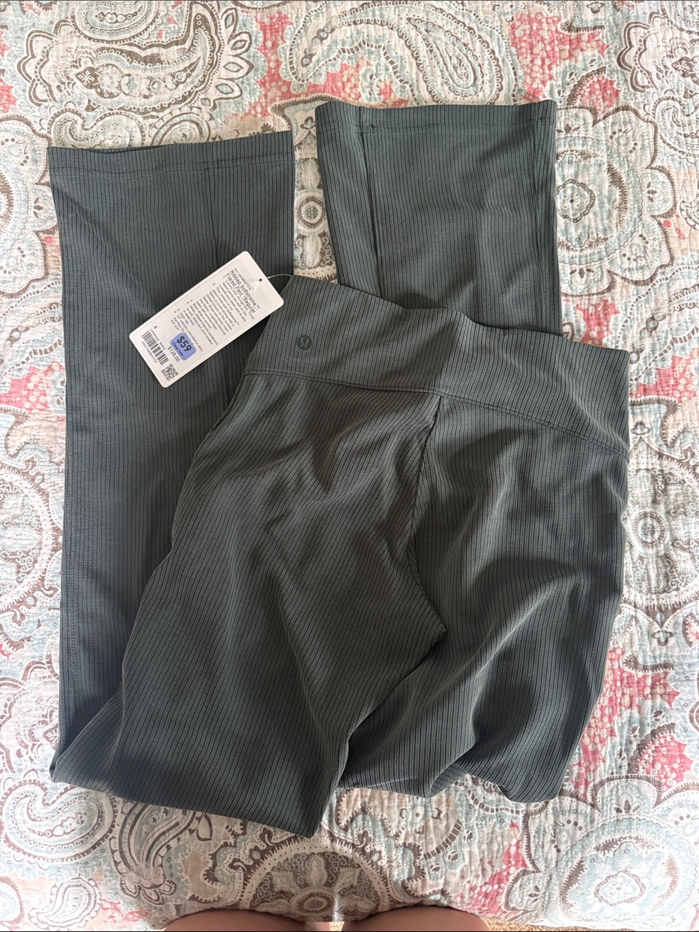 Lululemon Ribbed Softstreme Flared Pant - Picture 6 of 7